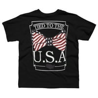 Majica za dječake s crnim uzorkom-dizajn Od