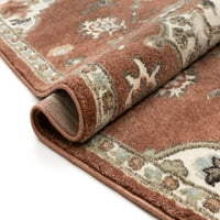 Dobro tkani tepih, tradicionalni orijentalni cvjetni 2'7'3 trkački tepih