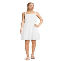 Beachlunchlounge ženska mini haljina za udjelu u eyeletu, veličine S-xxl