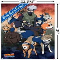 Zidni poster Naruto Shippuden-Kakashi Ninja goniči, 22.375 34