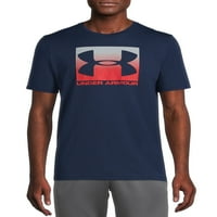 Muške majice s kratkim rukavima s logotipom u boksu s kratkim rukavima, veličine do 2 inča