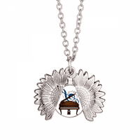 Glazba klasični instrument note za klavir ogrlica sa suncokret Privjesak medaljon nakit