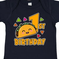 Svečani kostim za 1. rođendan s tacosima i konfetama kao poklon za dječaka ili djevojčicu