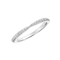 Zaručnički prsten za uspomenu s dijamantom od 15 karata i bijelim zlatom u obliku konusa od 10 karata