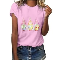 Rasprodaja Ženske majice majica s okruglim vratom s printom jaja i zeca Uskršnji zeko kratki rukav
