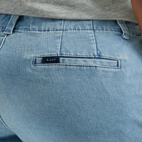 Lee ženske midrise 9 Chino kratke hlače, veličine 0-18