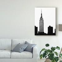 Zaštitni znak likovna umjetnost 'NYC Skyline I' Canvas Art by Jeff Pica