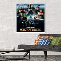 Zidni plakat Andreja Svitzera Ratovi zvijezda: Mandalorijanska sezona ključno je umjetničko djelo, 22.375 34