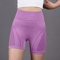 Ženske teretne hlače širokog struka 4. srpnja ženske hlače širokih nogu lanene ženske joga hlače od breskve elastične prozračne pull-up