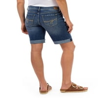 Jordache opuštene bermudske traper hlače, veličine 2-22