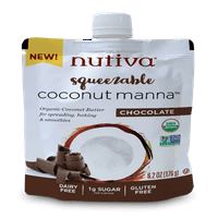 USDA certificirana organska Kokosova mana, Čokolada, vrećica od 6 unci