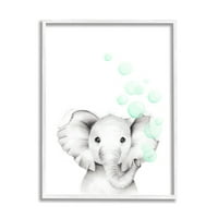 Slatka crtana slon u zoološkom vrtu, slika životinja, 30, studio dizajn